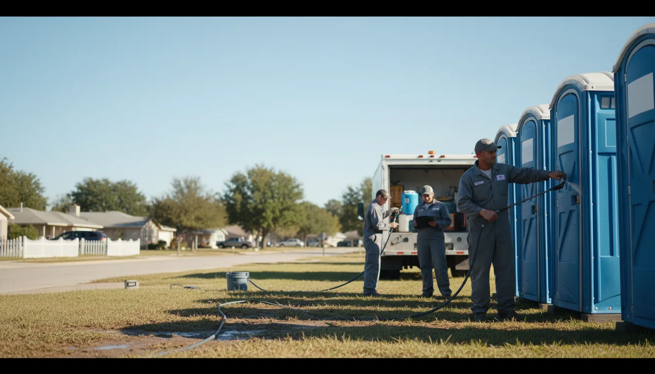 Long-Term Portable Toilet Rental in Dana, IA near me